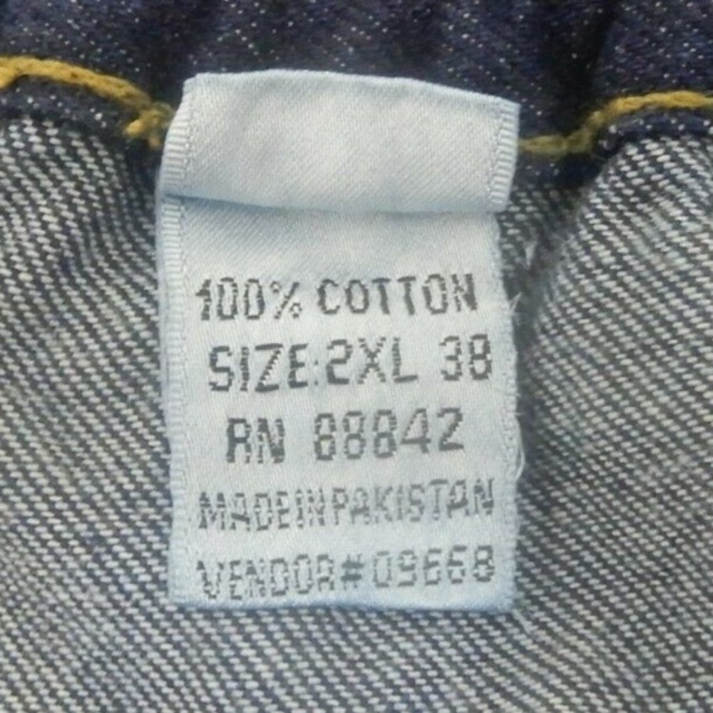 King Size Men's Size 2XL 38 Blue Jeans StraightNWT - Picture 6 of 8